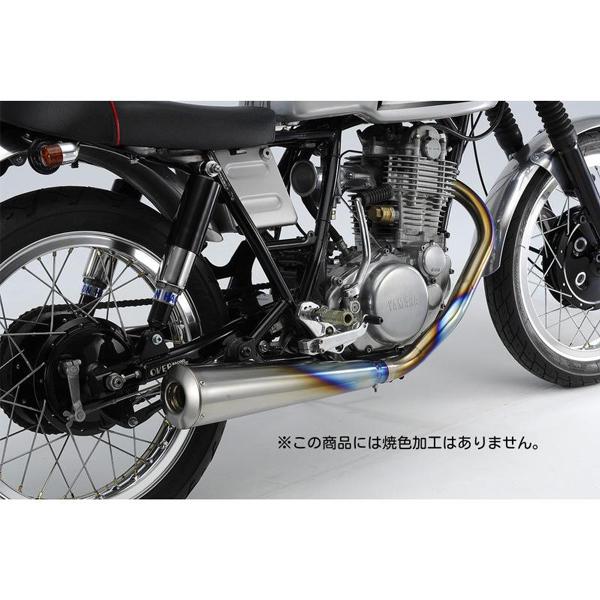 OVER Racing 13-40-081 SR400/500 チタンメガホン MANXタイプ 焼色ナシ_3