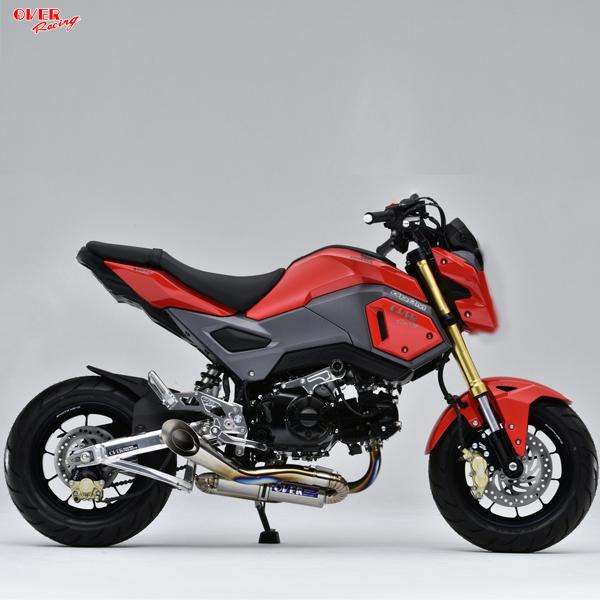 OVER RACING Racing 13-22-23R GROM スパイラル フルチタン : 二輪用品店 MOTOSTYLE - 通販 ...