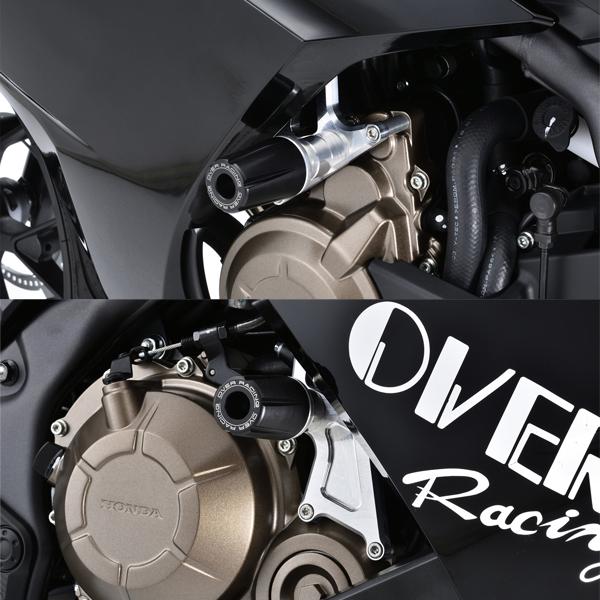 OVER Racing 59-101-01 CBR400R(16-) レーシングスライダー シルバー_2