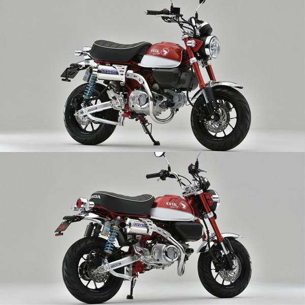 OVER Racing 16-012-01 MONKEY125 ステンオーバル アップマフラー