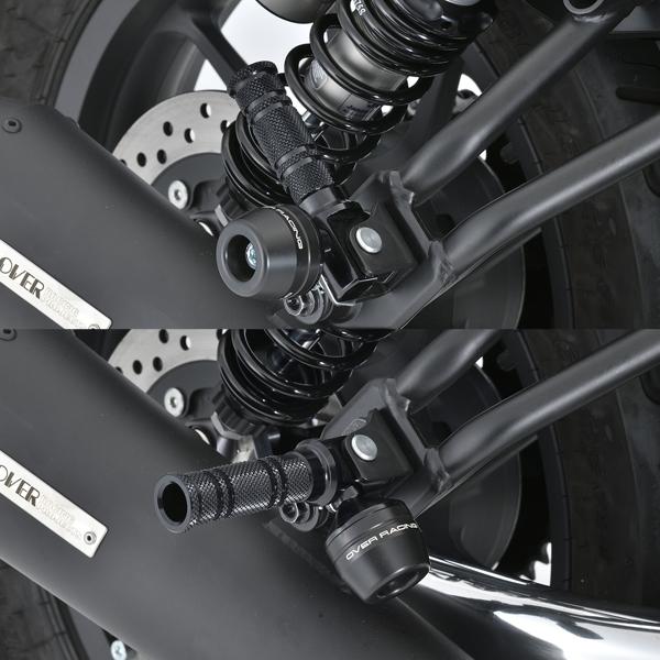 OVER RACING Racing 59-13-04B Rebel250(17-) タンデムスライダー ブラック : 二輪用品店 ...