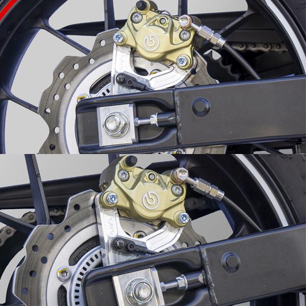 OVER RACING Rキャリパーサポート ブレンボ2P用 BLK ZX-25R/SE(20