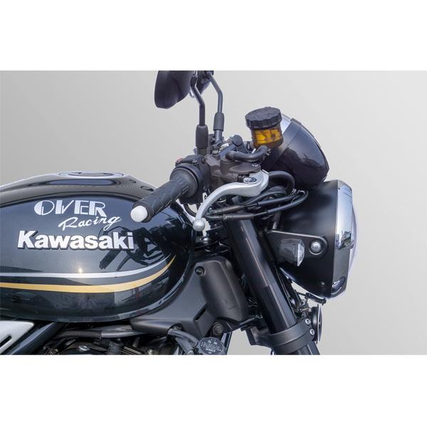 OVER Racing 55-71-12B スポーツライディング ハンドルキット Type2 ブラック Z900RS/Cafe(17-)の画像