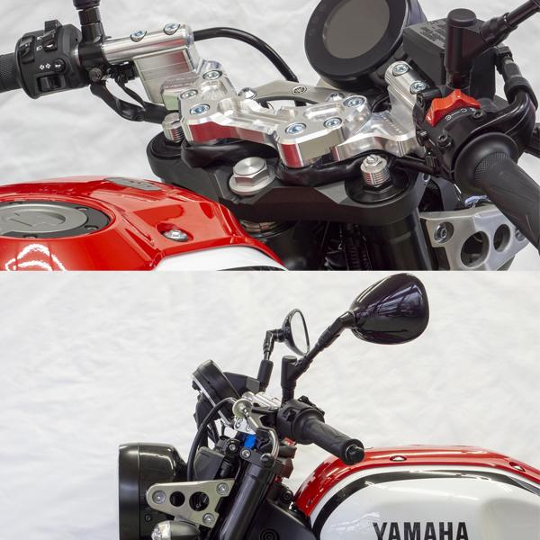 OVER Racing 55-451-12 XSR900(18-)スポーツライディングハンドルキット シルバーの画像