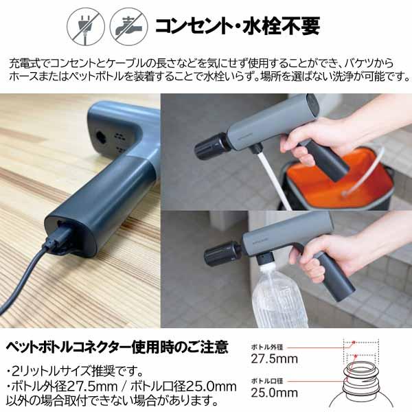 SPICERR サインハウス ポケッタブル高圧洗浄機 SWU-201 ホワイト