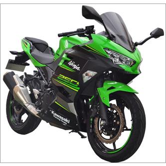 旭風防 ウインドシールド スモーク Ninja250/400('18〜) 旭風防 スモーク ウインドスクリーン ニンジャ250/400（2BK-EX25P/2BL