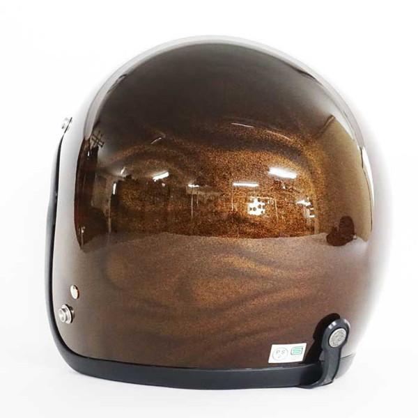 72JAM JET HELMET 72JAM JET JG-15 GHOST FLAME（ゴールド） スモール