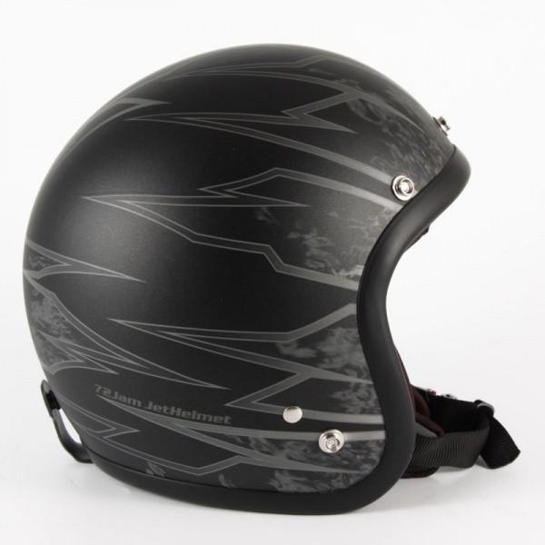 72JAM JET HELMET JJ-18M STING（マットブラック） ブラックベース