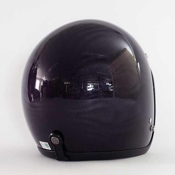 72JAM JET HELMET 72JAM Helmet JG-22F GHOST FLAME パープル グロス