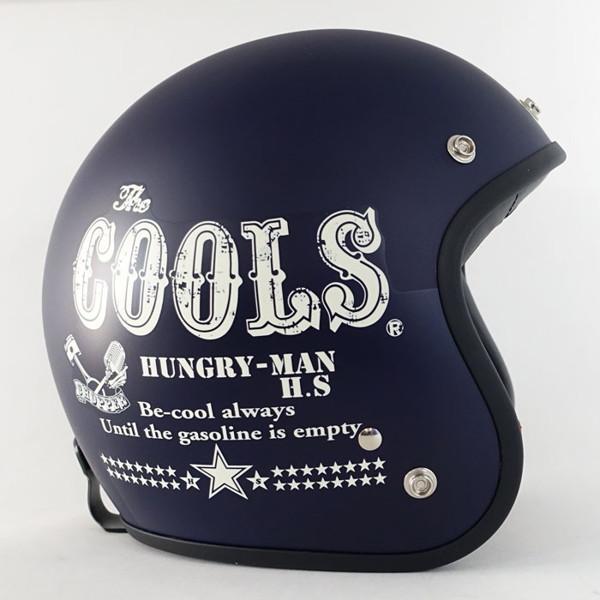 72JAM JET HELMET 72JAM Helmet HM-02M COOLS HUNGRY MAN マット
