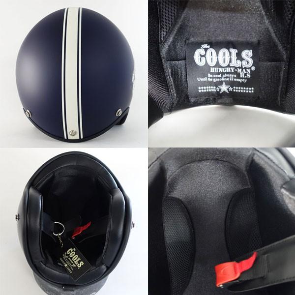 72JAM JET HELMET 72JAM Helmet HM-02M COOLS HUNGRY MAN マット