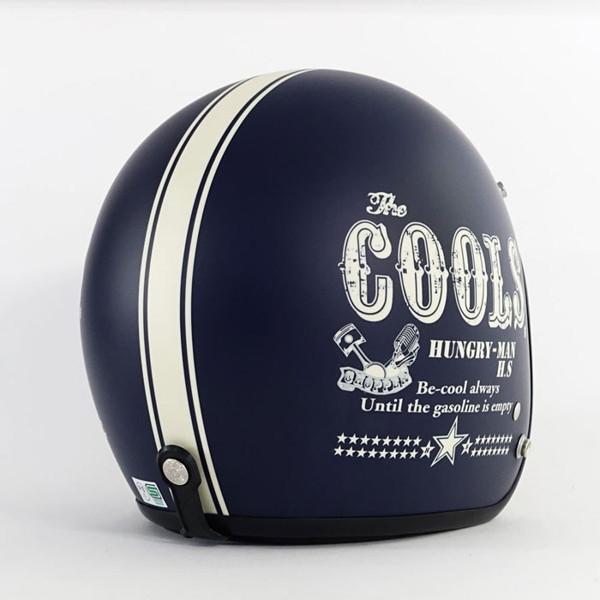 72JAM JET HELMET 72JAM Helmet HM-02LM COOLS HUNGRY MAN マット
