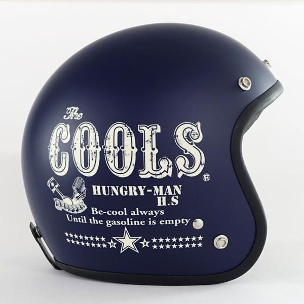 72JAM JET HELMET 72JAM Helmet HM-02LM COOLS HUNGRY MAN マット