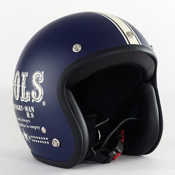 72JAM JET HELMET 72JAM Helmet HM-02LM COOLS HUNGRY MAN マット