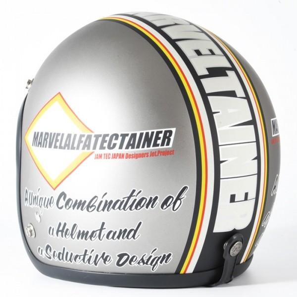 72JAM JET HELMET 72JAM JET JJ-21 MARVEL（シルバーグレー） シルバー