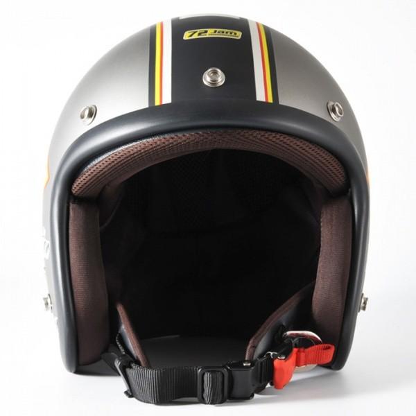72JAM JET HELMET 72JAM JET JJ-21 MARVEL（シルバーグレー） シルバー