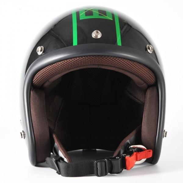 72JAM JET HELMET 72JAM JET JJ-23 BEACON（ブラック） グリーン