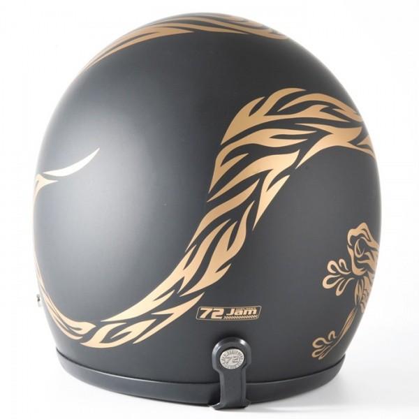 72JAM JET HELMET 72JAM JET JJ-26 NATURAL LAW（ブラック） ブラック