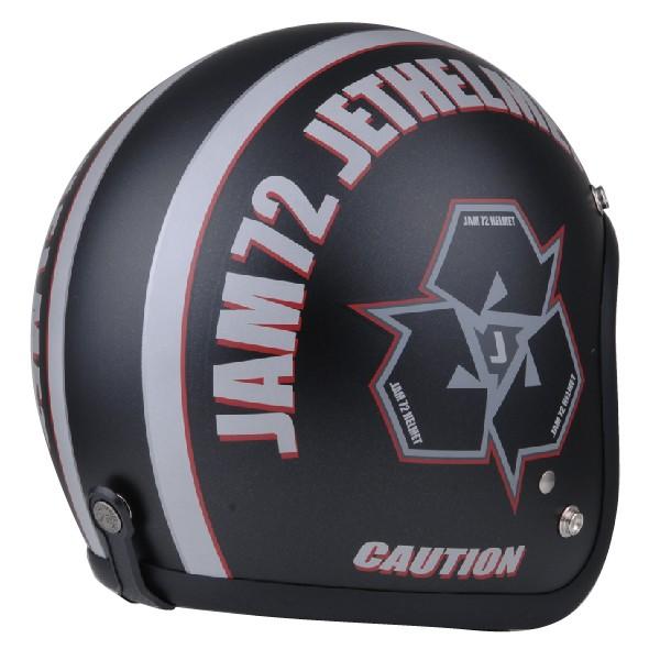 72JAM JET HELMET 72JAM JET JJ-03M SPIKE（ブラック） MAT ガラス