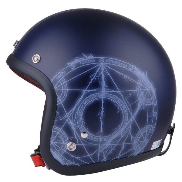72JAM JET HELMET 72JAM JET JJ-24M ALCHEMIST（ディープパープル