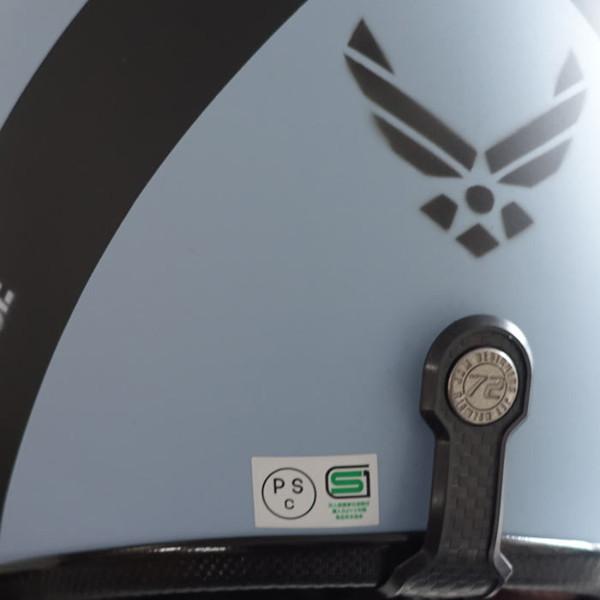 72JAM Helmet AF-04 U.S.A.F ブルーグレー マット仕上げ FREEサイズ(57-60cm未満)