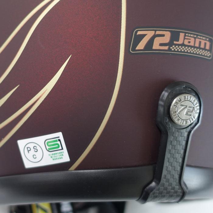 72JAM JET HELMET 72JAM JET JJ-22L STEALTH XLサイズ（レッド