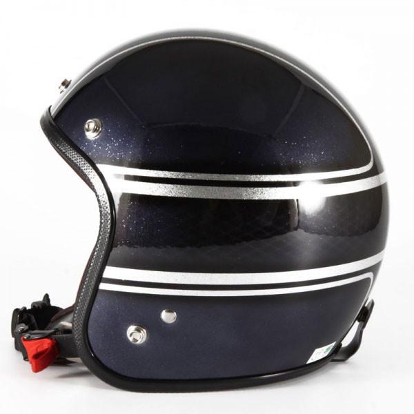 72JAM JET HELMET 72JAM Helmet VNT-06 JOHNNY DEEP ブラック シルバー