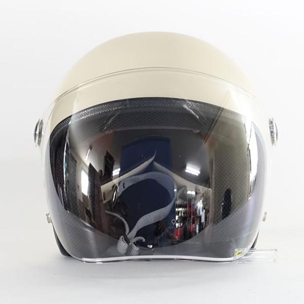 72JAM JET HELMET 72JAM Helmet JPK-01 シールド付き マットアイボリー