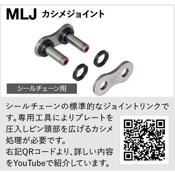 専用 EKチェーン（江沼チェーン） 520SR-X2 (BK/GP) 110L MLJ : 二輪用品店