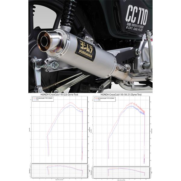 YOSHIMURA 110A-46E-5U80B Cross Cub110用 ヨシムラ（YOSHIMURA） 110A-46E-5U80B スーパーカブ(19-22)/CC110(18