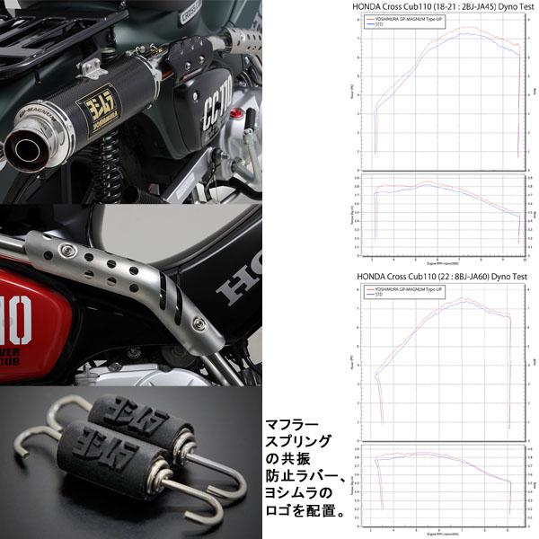 ヨシムラ（YOSHIMURA） 110A-46E-5X90 クロスカブ110 機械曲 GP-MAGNUM