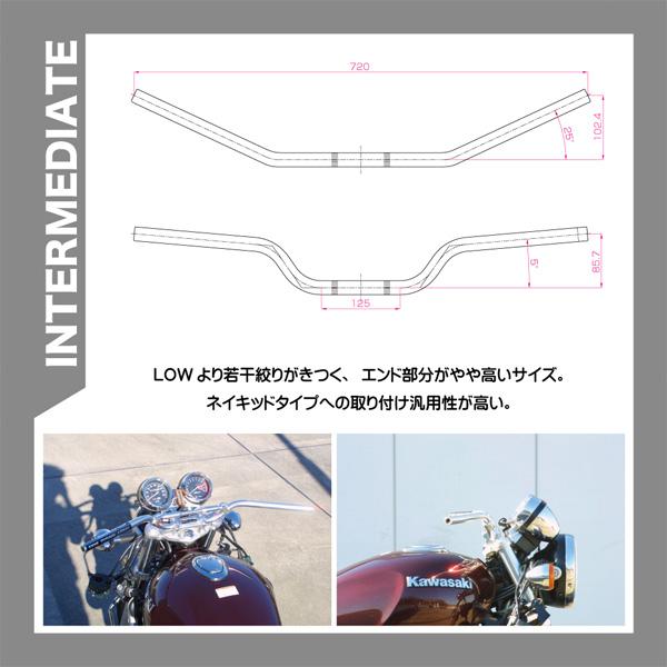 ラフ＆ロード HB2FGD HARDY ロードバー バイク用ハンドル GOLD INTER MEDIATE_3
