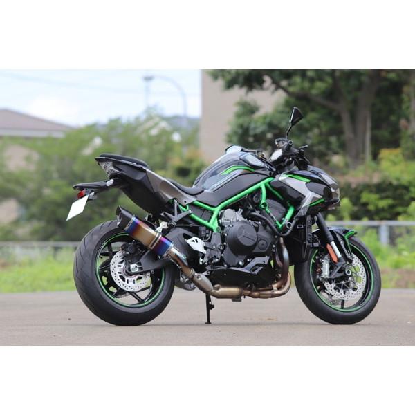 KawasakiZ H2 ストライカー製スリップオンマフラー チタンブラック