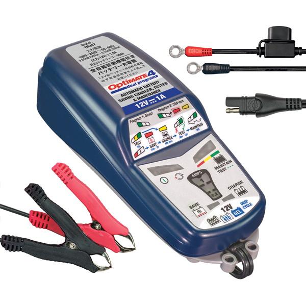 OptiMate 4 Dual Program バージョン3 バッテリー充電器 テックメイト optimate4 DUAL PROGRAM Ver.3 TM-347 バッテリー