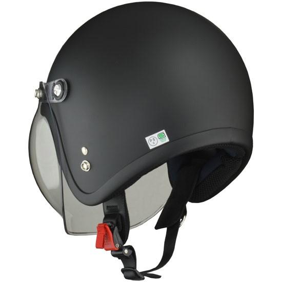 リード工業 MOUSSE H.MAT BLACK（ハーフマットブラック） シールド付き