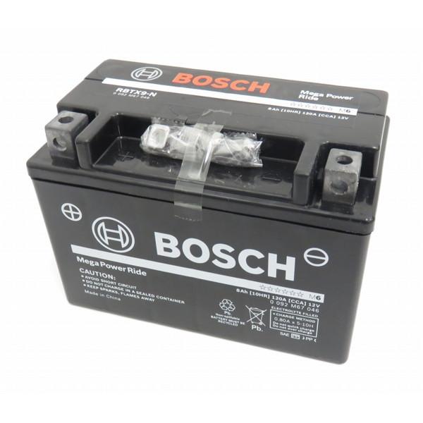 ボッシュ(BOSCH）RBTX9-N バイク用バッテリー メガパワーライド 液入り