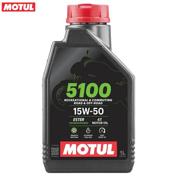 MOTUL（モチュール） MOTUL 5100 4T 15W50 4サイクルエンジンオイル 1L