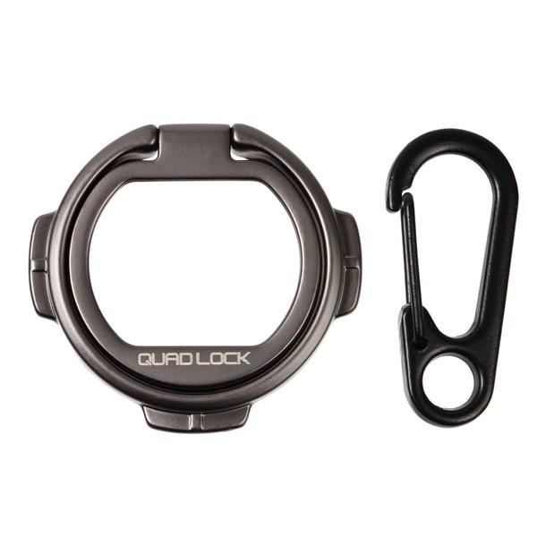 Quad Lock クアッドロックケース専用 スマートフォンリング + カラビナ