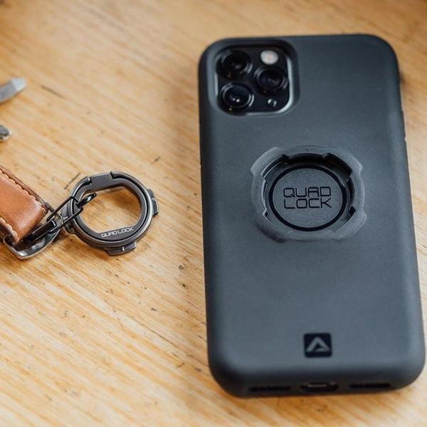 Quad Lock スマホホルダー　2個セット QUAD LOCK クアッドロックケース専用 スマートフォンリング + カラビナ