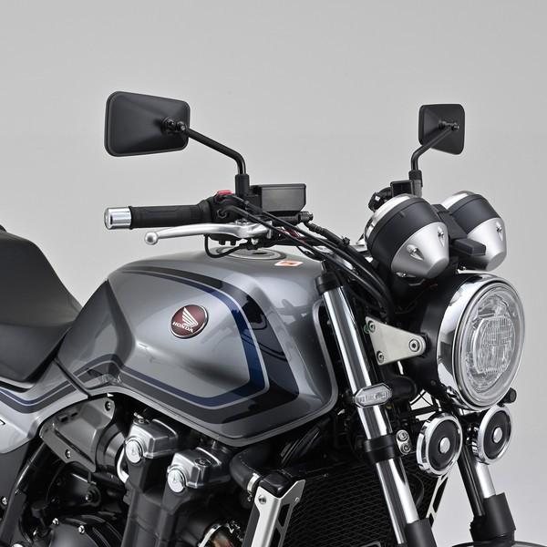 鏡 S Amazon | h&b 汎用 Z2 タイプ 丸型 バイク ショート ミラー