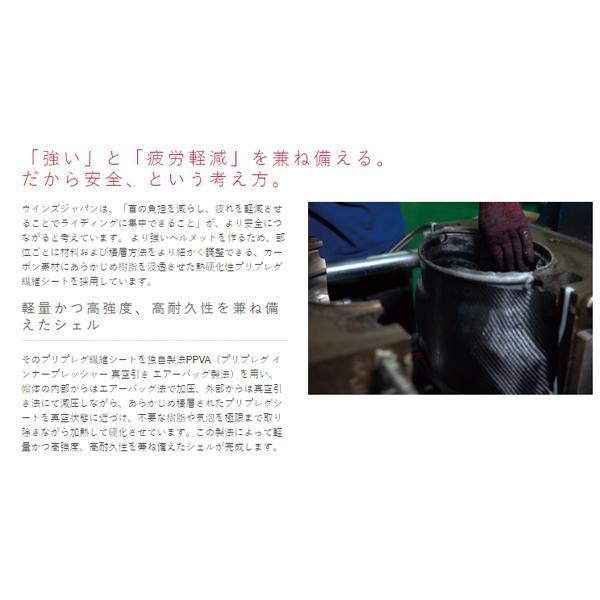 WINS（ウインズ） A-FORCE RS FLASH typeC カーボン×アルマイトブルー フルフェイスヘルメット スモールシェルの画像