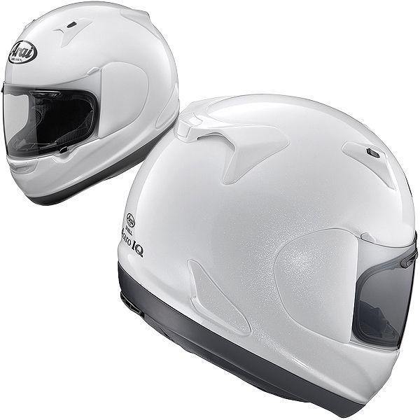 カーキ×インディゴ フルフェイスヘルメット ARAI ASTRO IQ L 白