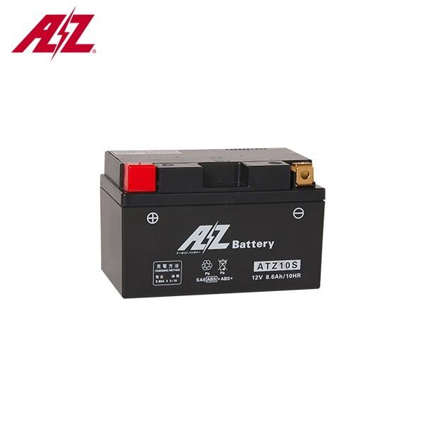 AZ 12Vバッテリー ATZ10S 液入り充電済み 4950545350565