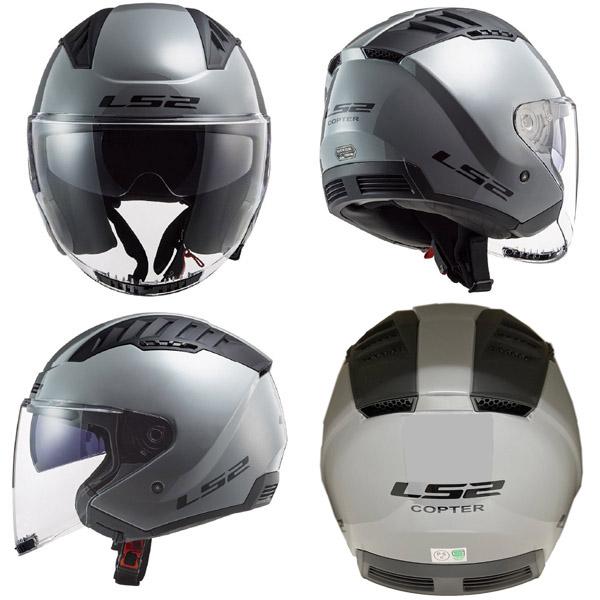LS2 Copter グレー ジェットヘルメット サイズ L LS2 HELMETS LS2 COPTER ジェットヘルメット ナルドグレー NARDO-GREY