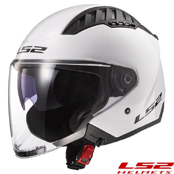 LS2 ジェットヘルメット ホワイト LS2 HELMETS LS2 COPTER ジェットヘルメット ホワイト WHITE : 二輪