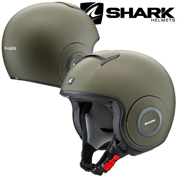 SHARKヘルメット　DARK サイズL 限定カラー？ Shark（シャーク） DRAK HELMET BLANK マットグリーン ダラク ジェット