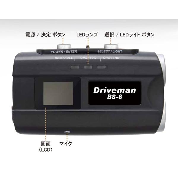 ドライブマン Driveman（ドライブマン） BS-8a ヘルメット装着型