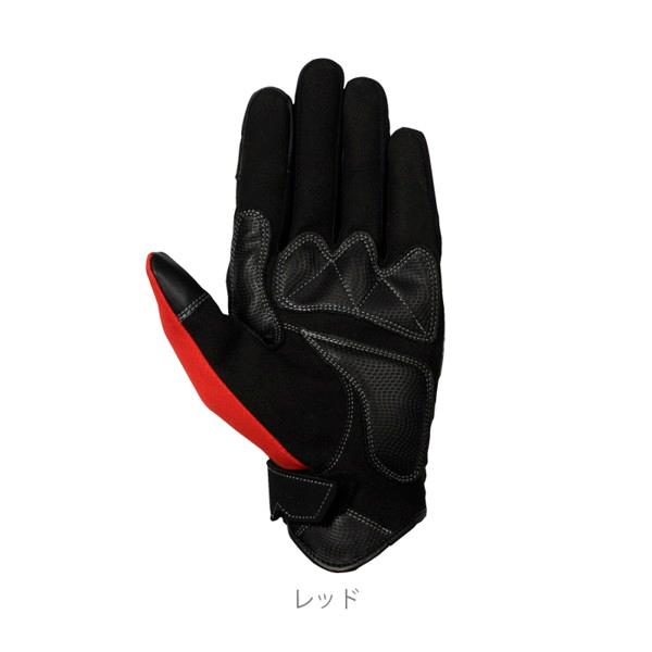 elf（エルフ） EG-S519 フレッドメッシュグローブ Red 春夏モデル