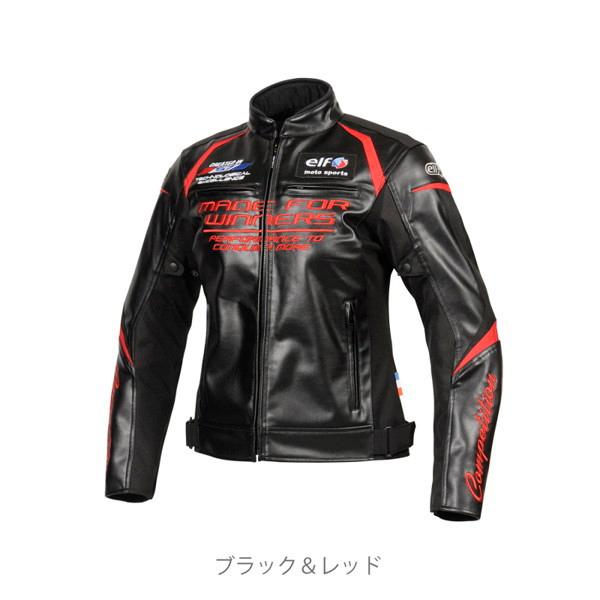 エルフ レザージャケット ブラックEJ-W108 エルフ（elf） EJ-W108 エヴォルツィオーネPUレザージャケット