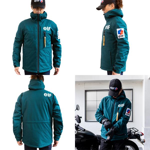 elf（エルフ） EJ-W122 クラシックロゴジャケット BritishGreen 2025